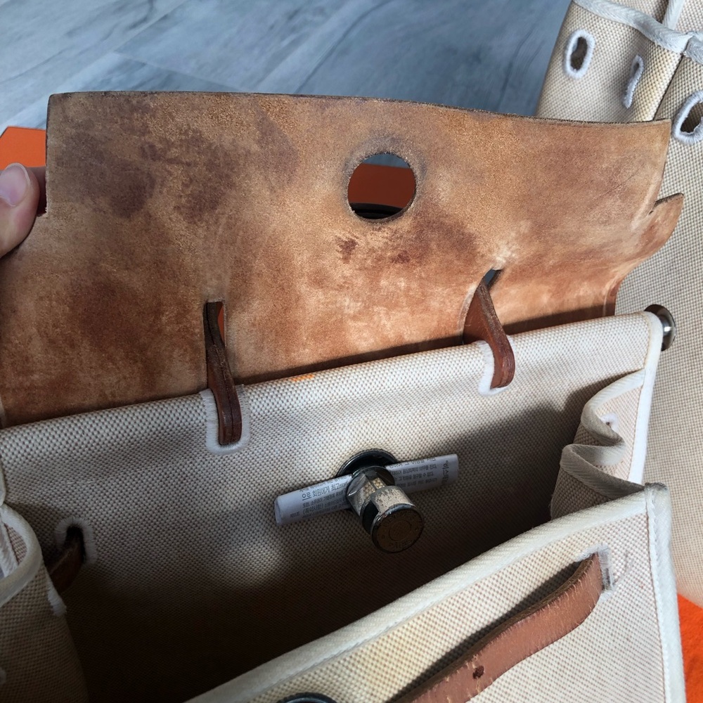 Authentic Hermes Backpack/Handbag - image 8
